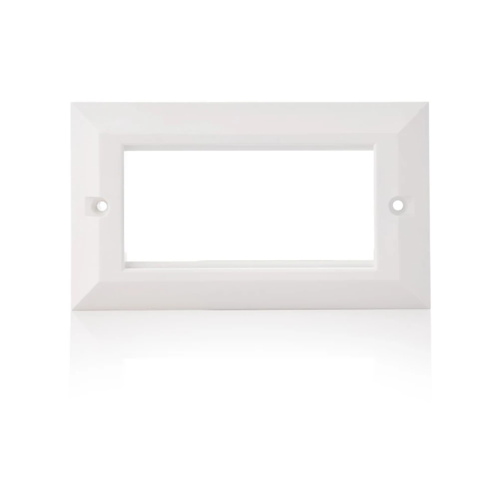 UK Type 2 Port Square Network Module Rj45 Rj11 Fiber Optic Faceplate Jbfp25-2--b-faceplate Rj45 UK Face Plate 86x86mm CN;ZHE