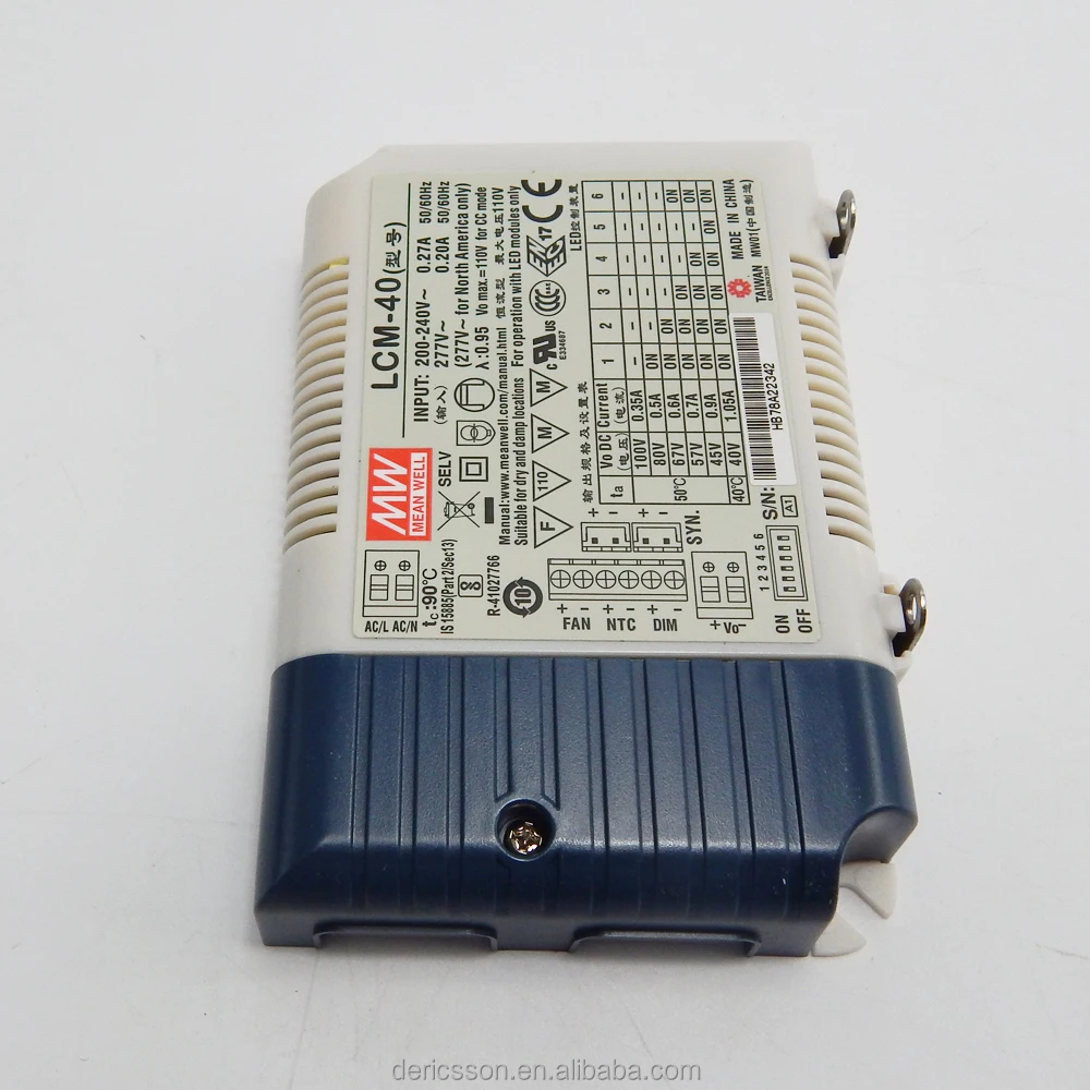 Original meanwell LCM-40 40w 0~10Vdc pwm dimmable led driver