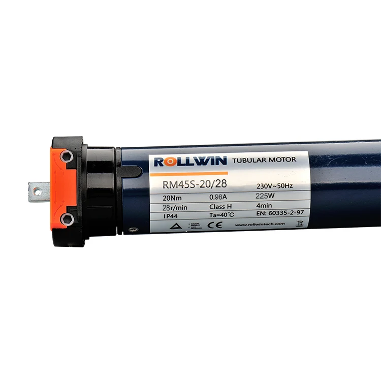 
Ac Motor 45Mm Tubular Motor For Awning And Roller Shutter 20/28 Rpm 