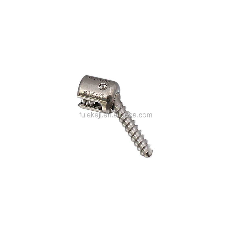 Titanium posterior cervical system spine implant