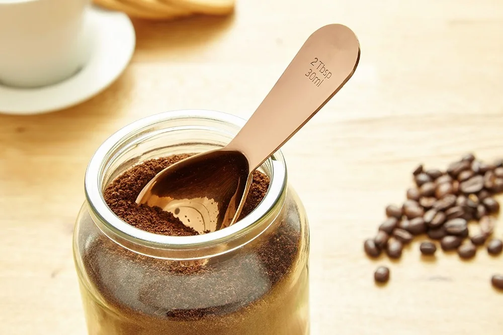 High Quality Stainless Steel Measuring Coffee Scoops Set of 2