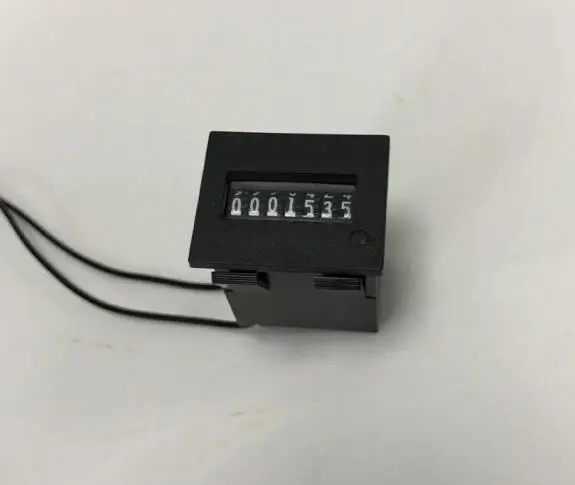 E760 24v 7 digit mechanical pulse counter for meter$