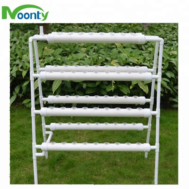 Home and Garden Vegetable Vertical NFT Gully Channel Hydroponics Tower Flat Bench Style