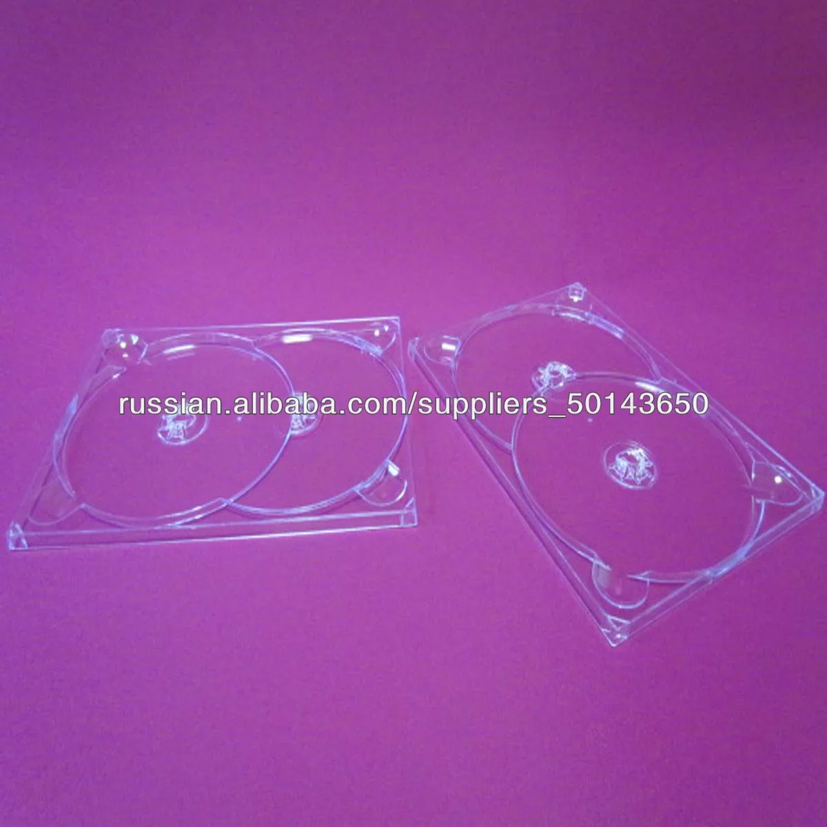 DVD tray для DVD диска прозрачный двойной