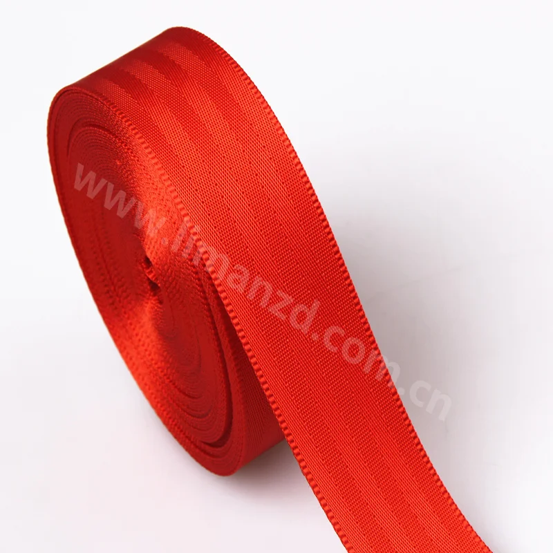 Красная тесьма для автомобильного ремня безопасности безопасности/ремня