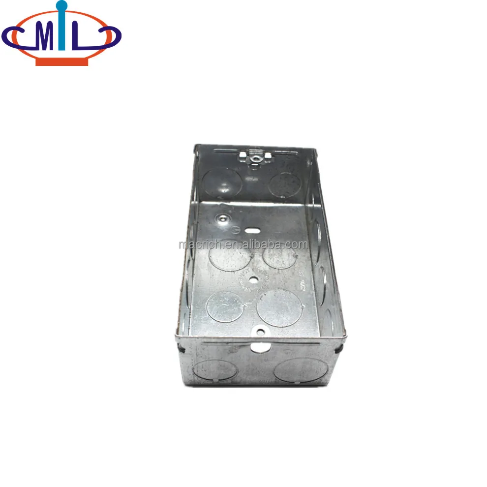 
Steel material electric Switch & Socket junction box 