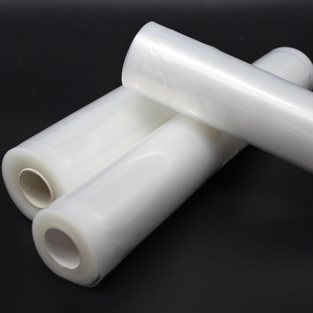 
First grade well-sealed eco-friendly food storage embossed vacuum sealer roll bags easy to hot seal 