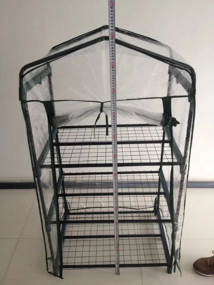 3 Tier Mini Greenhouse with Shelves & low cost greenhouse