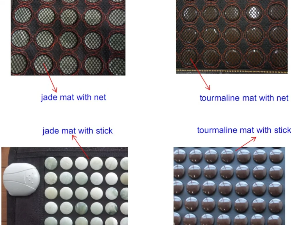 Fashionable healthy jade tourmaline germanite stone mattress