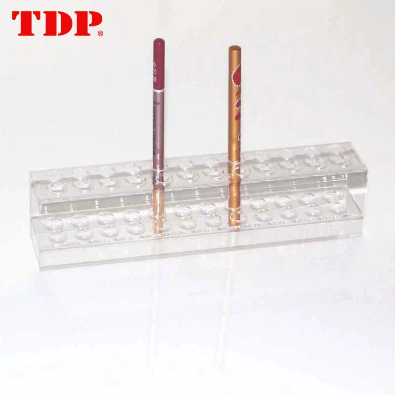High Quality 26 Holes Acrylic Pen Pencil Stand Holder Acrylic Pen Display Rack