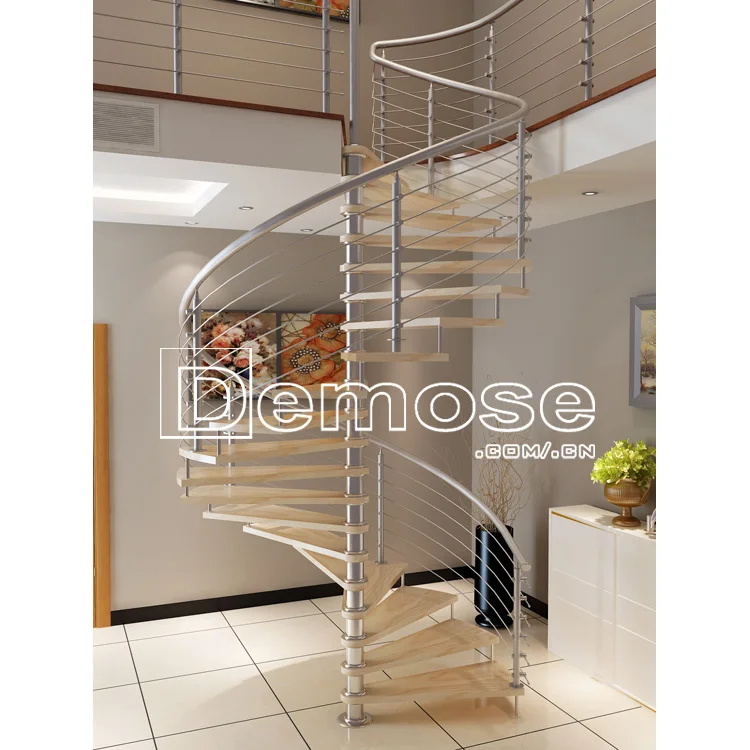 modern pvc spiral staircase stair handrail prices guangdong supplier