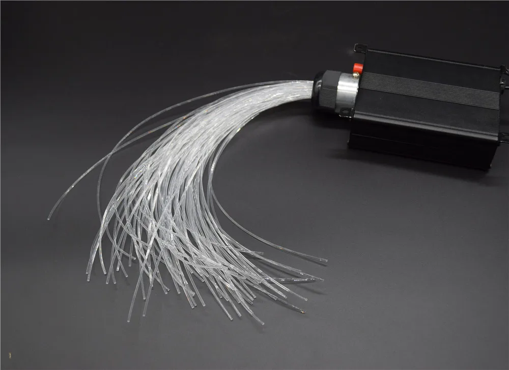 1.5mm Diameter Plastic Solid Side Glow Fiber Optic Light