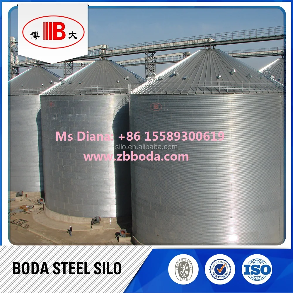 Стальные Бункеры для хранения зерна 5000 т, цена