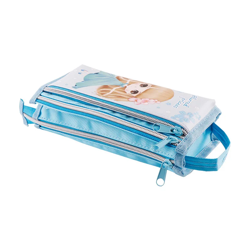 TOPSTHINK Prince pencil punch school stationery cute pencil bag for girl