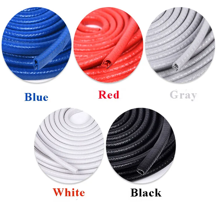
4.5m Door Edge Rubber Trim Steel Insert Weather Strip Air Seal For Car Boat Van 