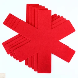 Logo printed needle punched nonwoven fabric pan protectors