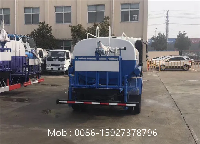 3000-15000 liter water tank sprinkler high pressure water cannon truck
