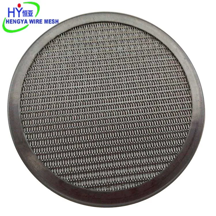 Круглый многослойный фильтр-диск из нержавеющей стали