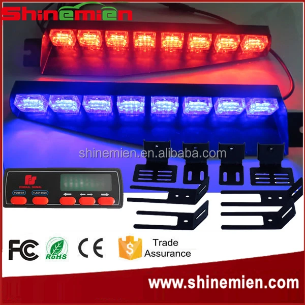 Led Visor Light Emergency Police Led Strobe Lights Split Mount Deck Dash LED Lightbar