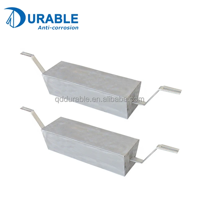 China sacrificial aluminum anodes manufacturer supply Ship hull anodes quickly delivery