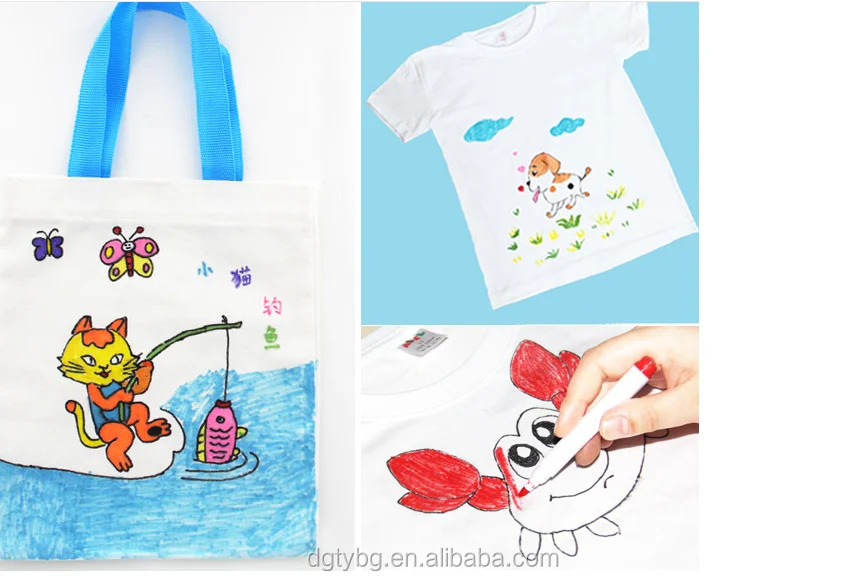 
Wholesale easy cleaning color super washable fabric marker pen permanent marker textile marker 