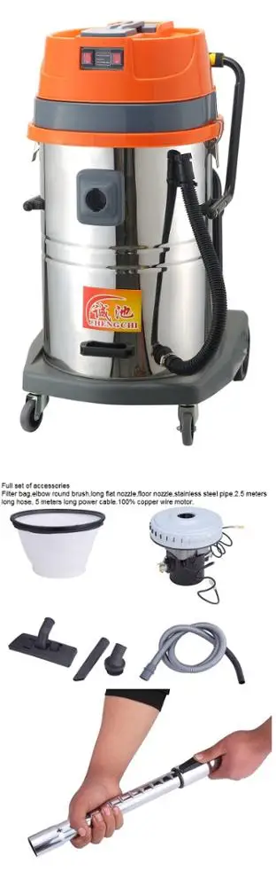 2024 cheap factory supply CHEAP CC-80L Vacuum Cleaner Series  Wet and Dry Blow and SUCTION mULTI-FUNCTION two COPPER motors