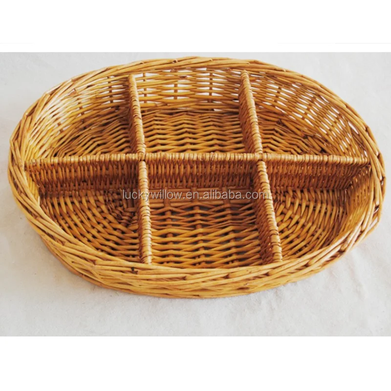 
Rattan wicker dried fruit basket for Christmas and new year 