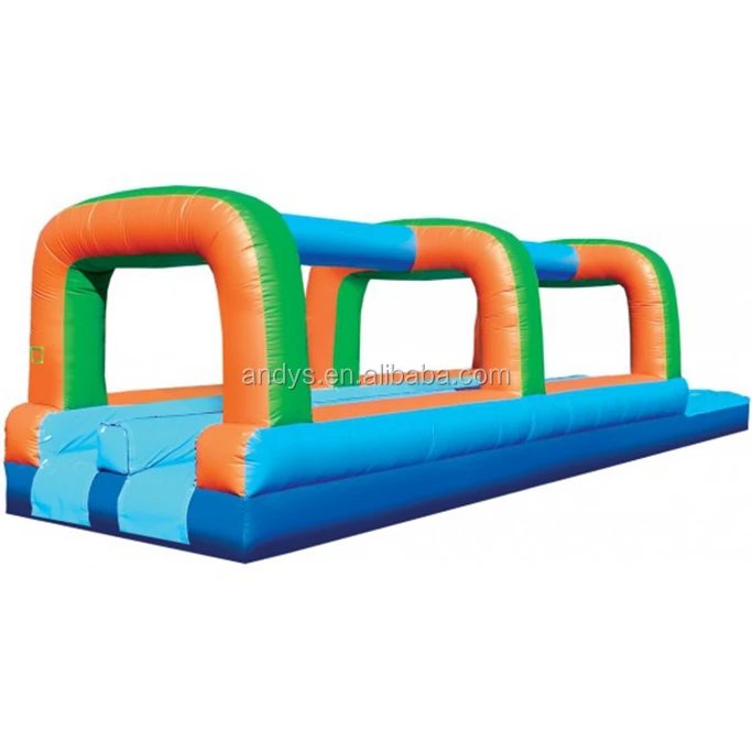 inflatable splash tube water slide way slide n slip way