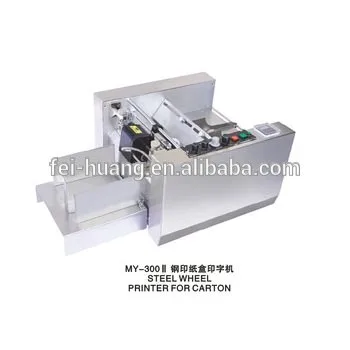 
MY-300 Steel wheel printer electronic device paper date coding machine for carton 