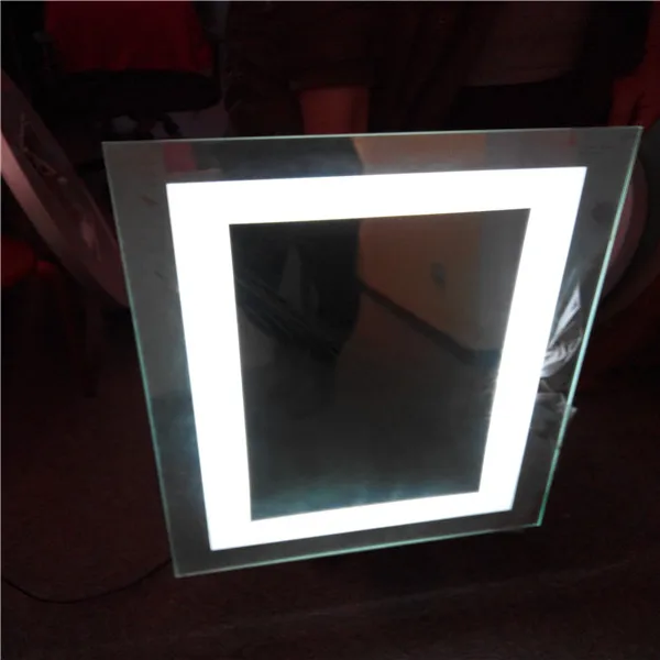 
Bathroom Clock Radio With Illuminated LED Light Mirror 