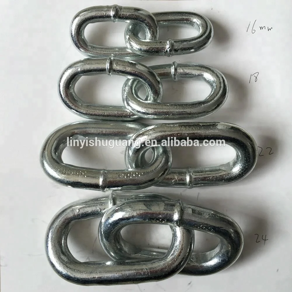 Mild Steel Chain Galvanized Medium Link Chain GI G30 Link Chain