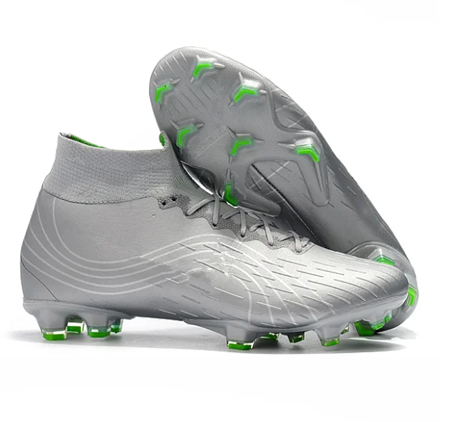 
custom high fly ankle soccer shoes man outdoor football shoes waterproof soccer shoes 