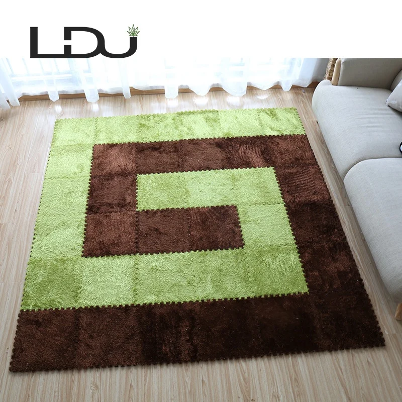 Plush Carpet Area Rug Baby Mat Playmat for Children Play and Rest in Home