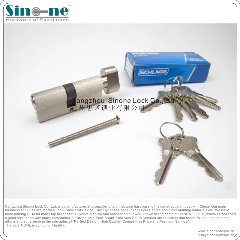 Анти-SNAP анти-ударная высокий уровень безопасности качественный дверной замок в европейском стиле цилиндрической