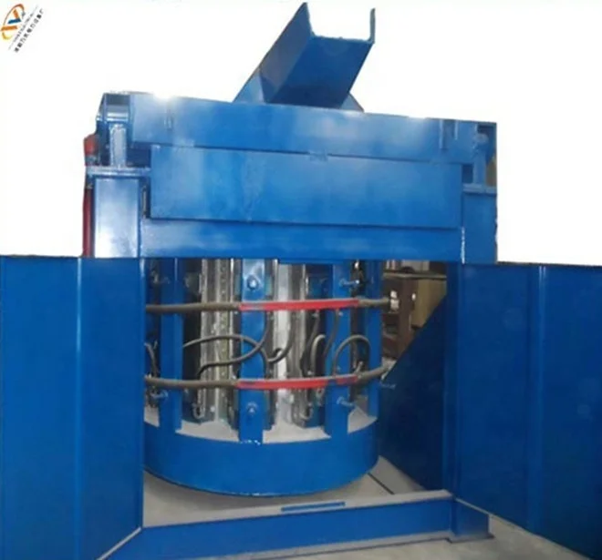 2ton medium frequency induction furnace for melting aluminium