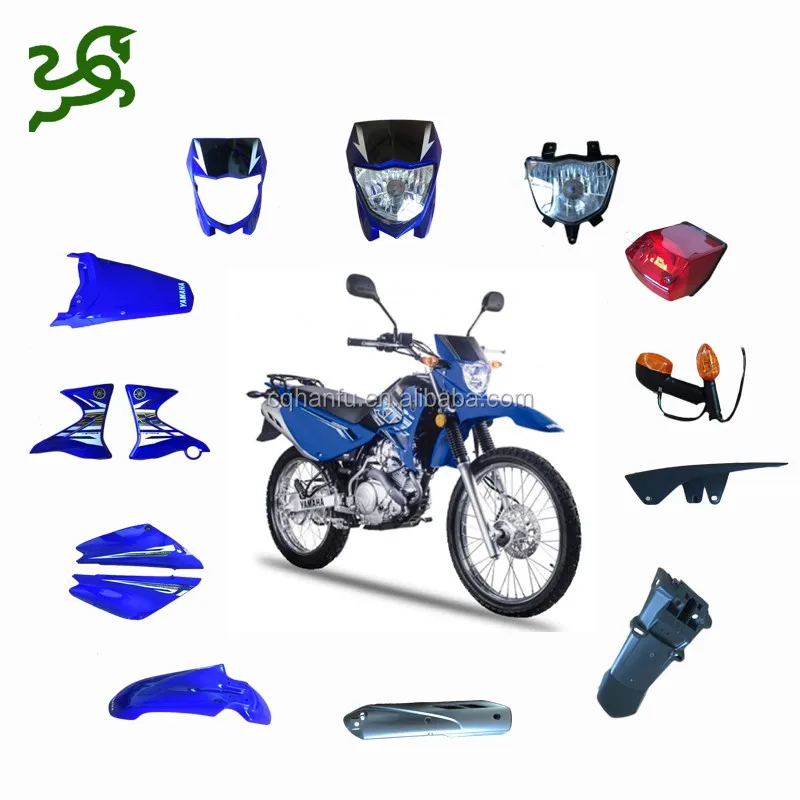 XTZ125 Complete Plastic Parts Motorcycle Full Body Parts For Brazil Market