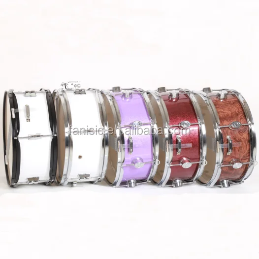 Factory Direct Sale Colorful Snare Drum 14 Inches Purple Marching Snare Drum
