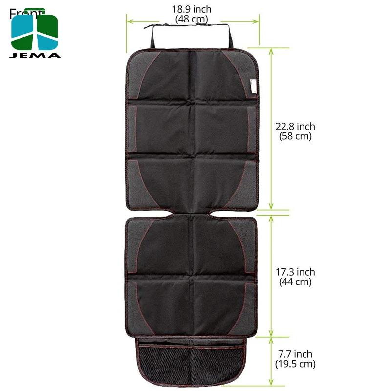 Black Waterproof Automotive Mat Child Car Seat Protector Seat Cover