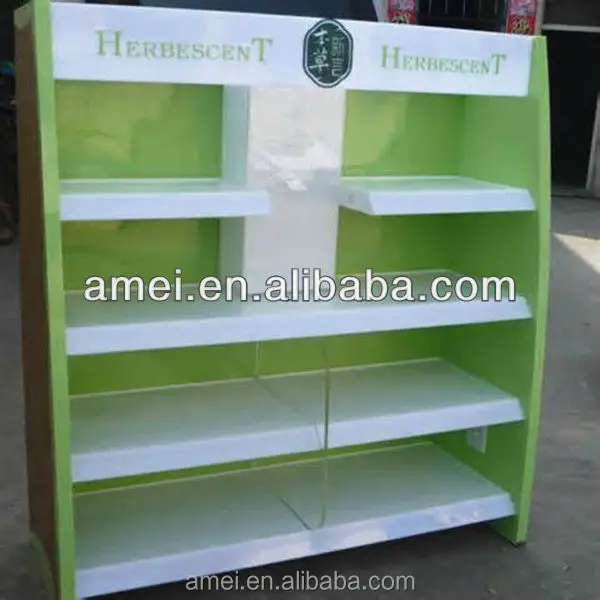 ABS vacuum forming plastic drink display rack for advertising