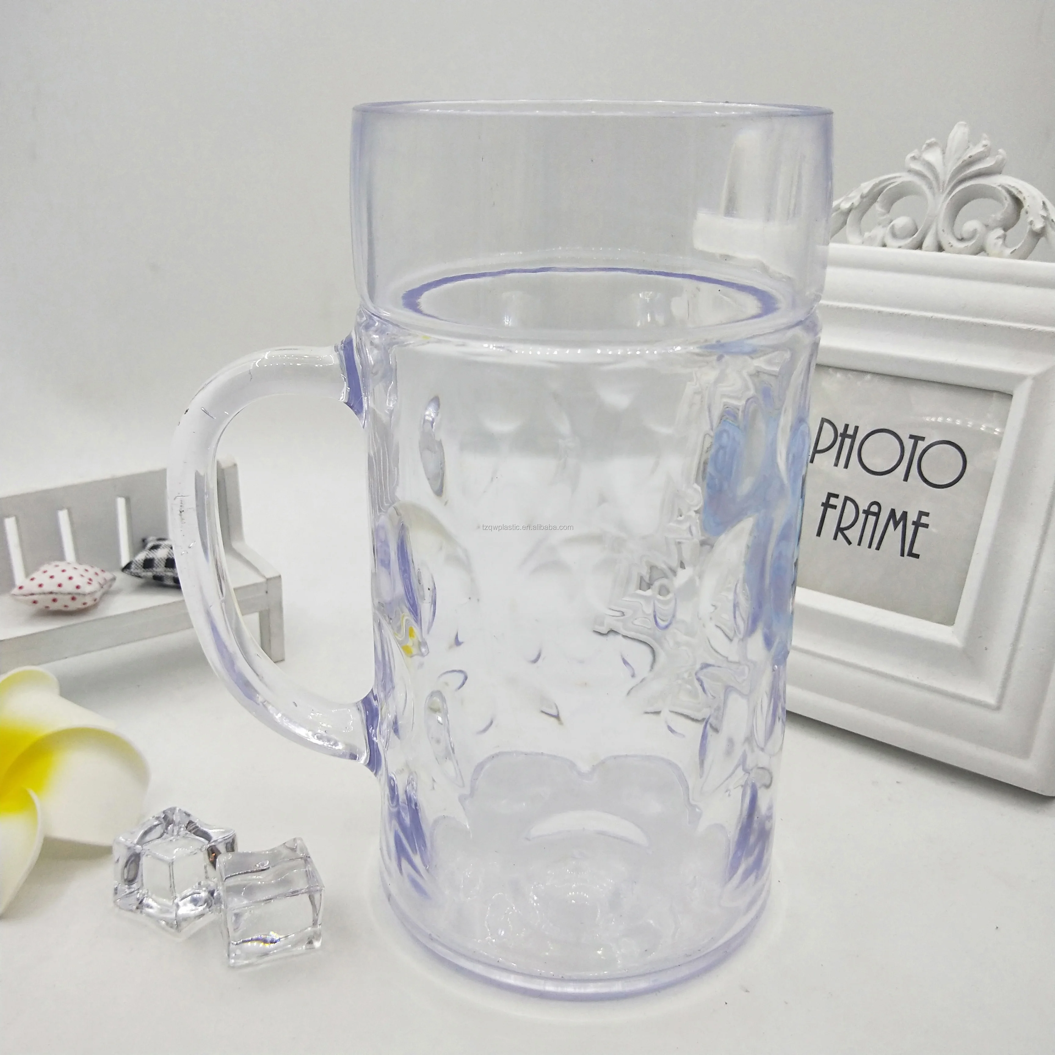 Erdinger German Dimpled Beer Stein Mug 1 Liter/28oz