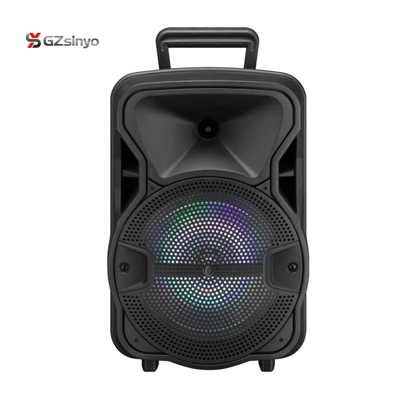 2019 cheapest 8inch digital portable speaker karaoke with usb port