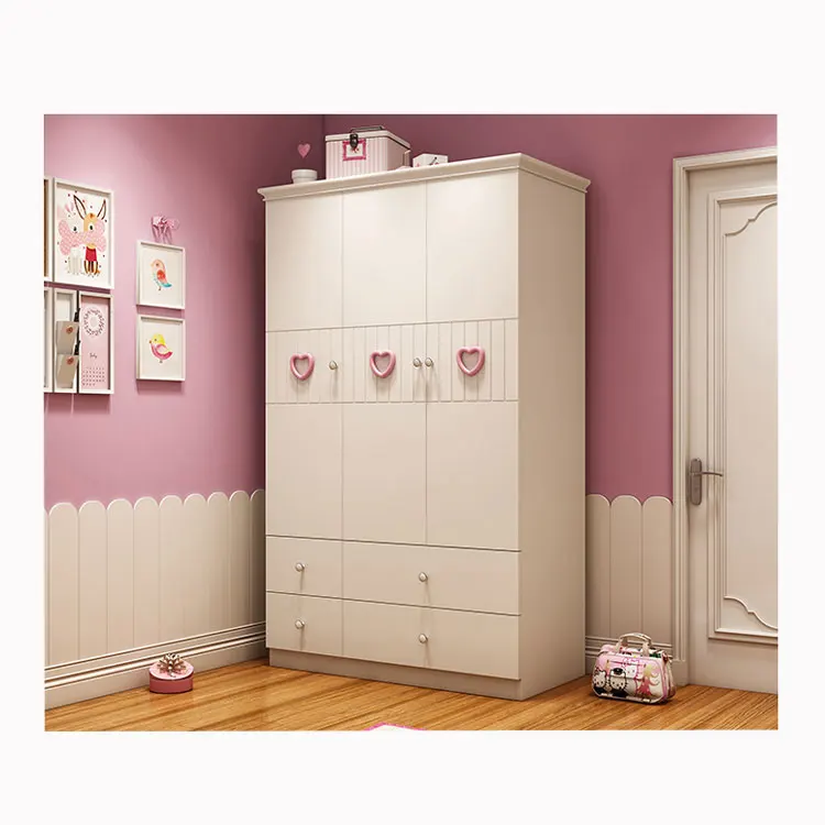 Healthy lovely pink wardrobe children  for bedroom room
