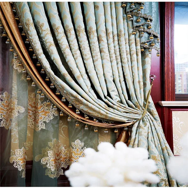 african latest curtain fashion designs with pattern sheer