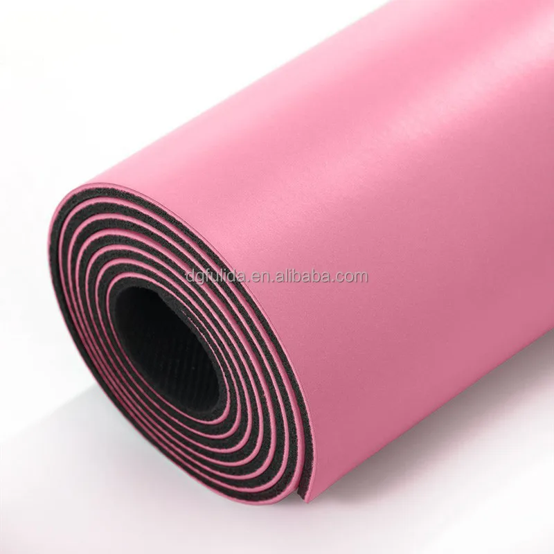 Natural Rubber PU Leather Yoga Mat Manufacturer high quality yoga mat
