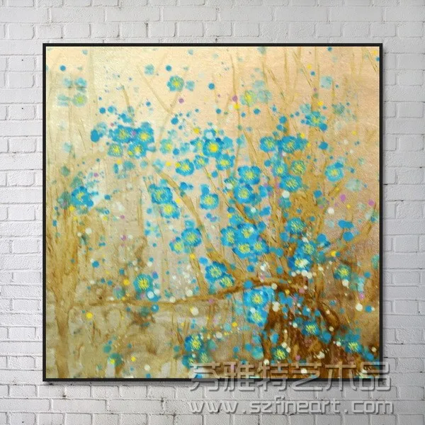 Scenery Subjects and Watercolor Medium modern acrylic painting flowers