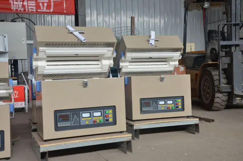 1200C Lab Electric Split Rotary Tube Furnace, Quartz Tube Furnace