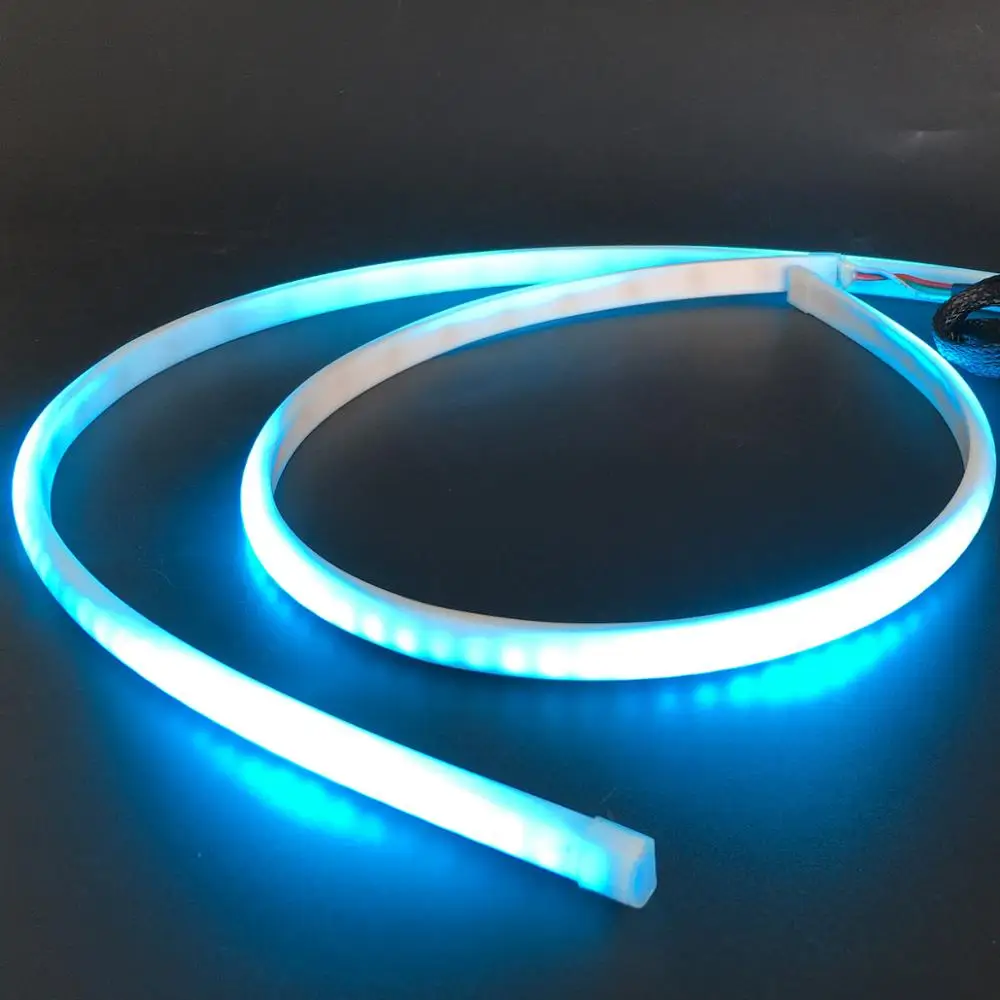 
App control led rgb drl strips made by jiujiang misun 
