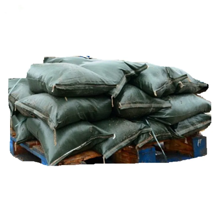 Green military pp woven sand bags polypropylene