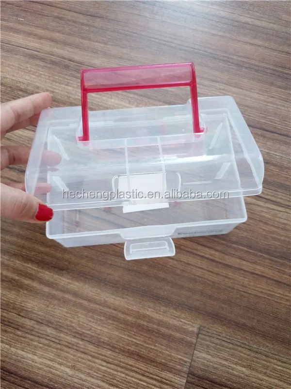 
PP plastic transparent medical tooling container 