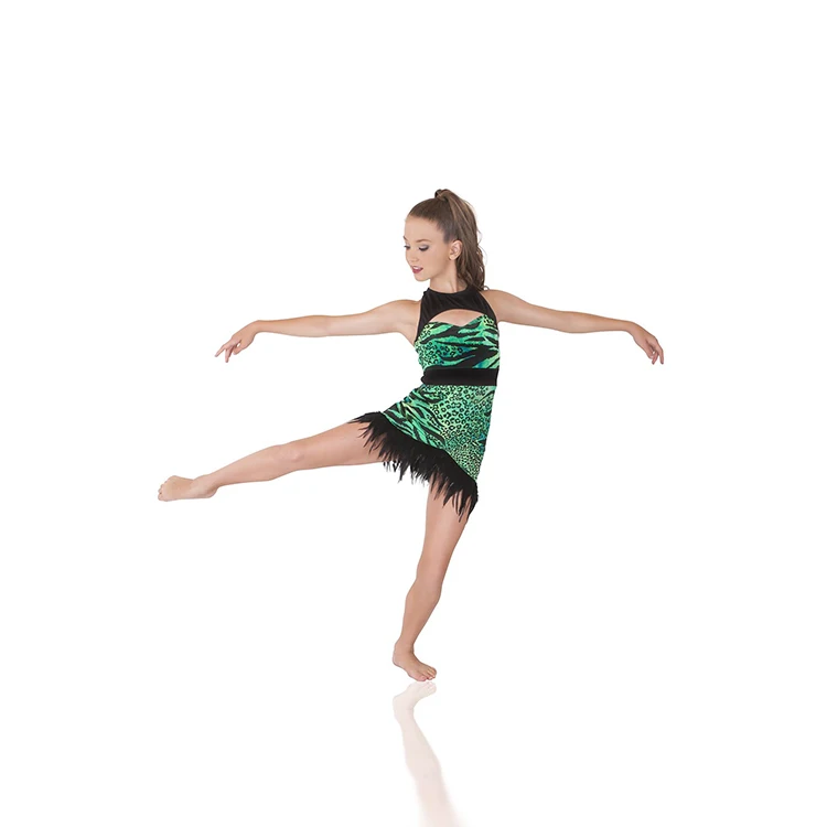 Children Kids Dancing Sequins Ballet Dress Girl Ballet Dancewear Dress Leotard